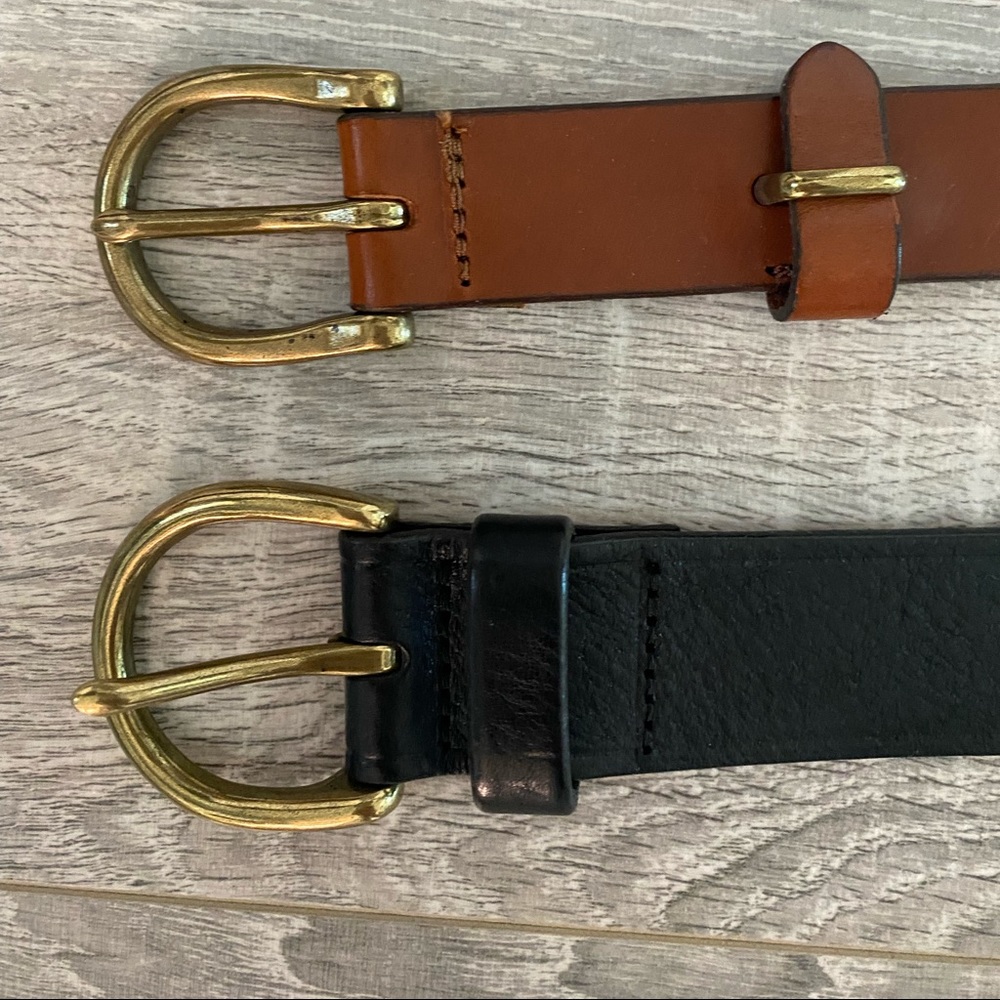 Madewell leather belts